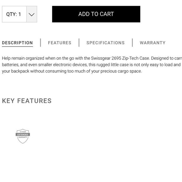 Swiss Gear Toiletry-Tech Kit- Grey - Picture 4 of 5